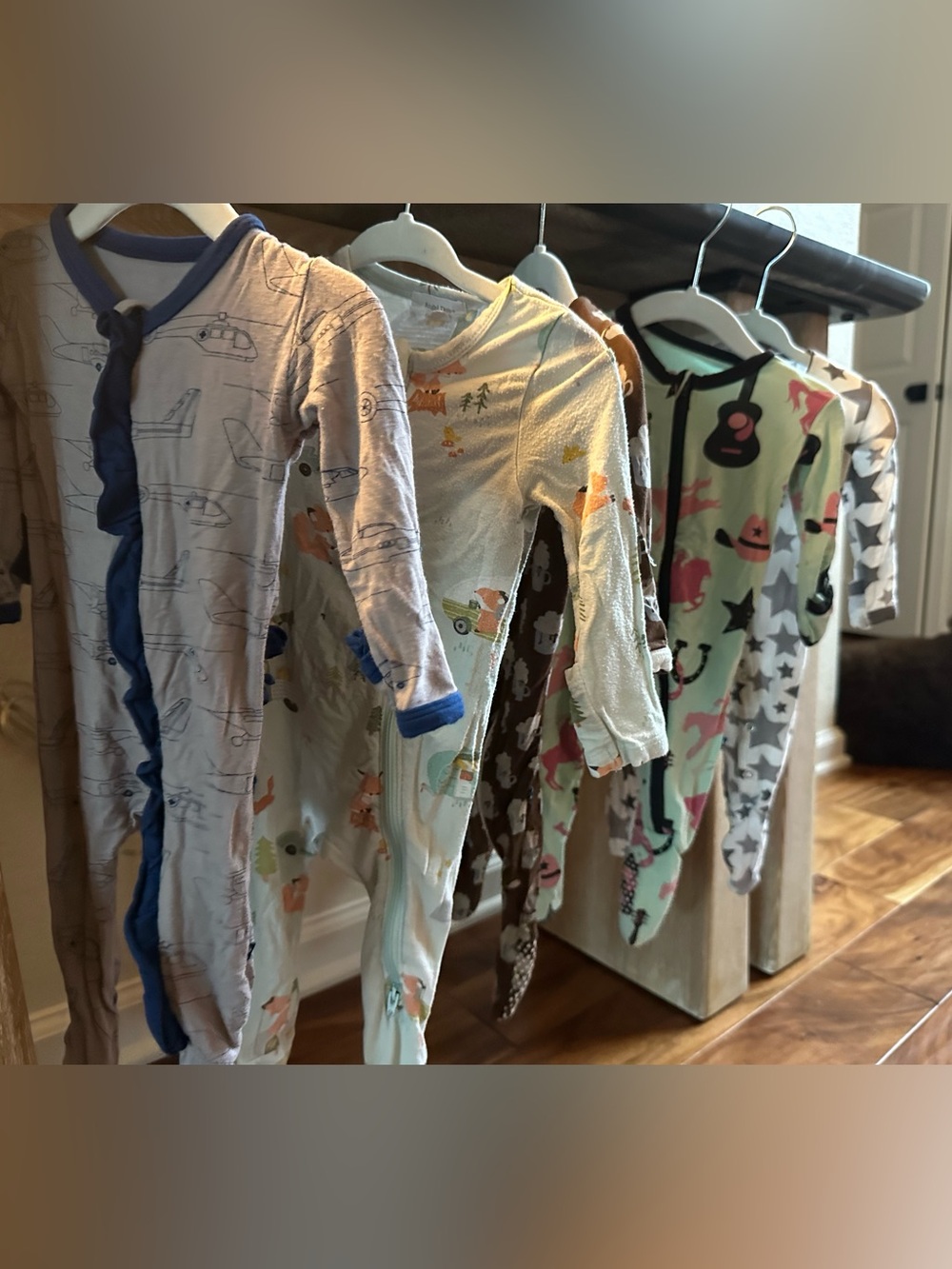 5x Pajamas - Kickee Pants + Angel Dear